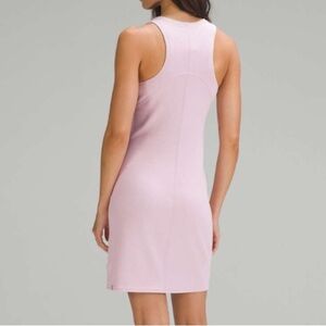 Lululemon Ribbed Softstreme Slim-Fit Tank Dress
Pink Peony Size 0